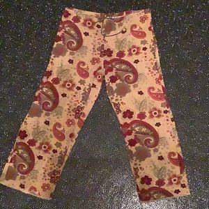 Floral Capri Pants